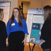 Professor Tuma with Carley Wall and Serafina Tenaglia